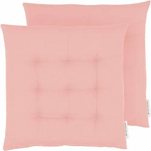 TOM TAILOR HOME Sitzkissen »Dove«, unifarben, abgesteppt, 1 Stück günstig online kaufen