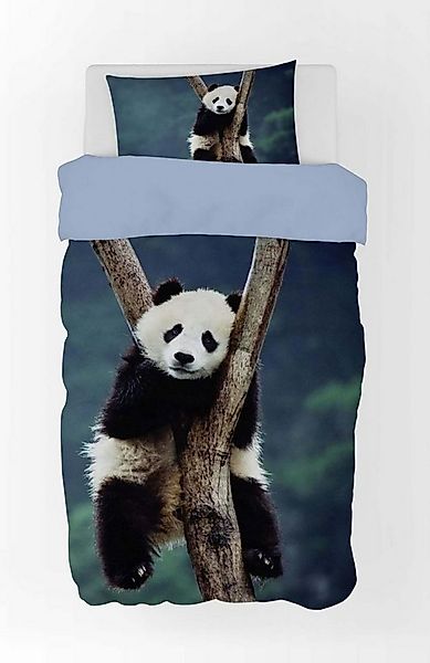 BrandMac Bettwäsche Panda Bär - Bettwäsche-Set, Pandabär 135x200 & 80x80, B günstig online kaufen