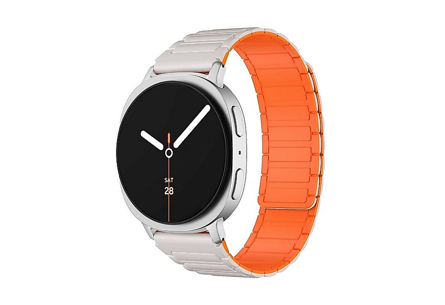 Wigento Smartwatch-Armband Für Samsung Galaxy Watch 8 / 8 Classic Magnetisc günstig online kaufen