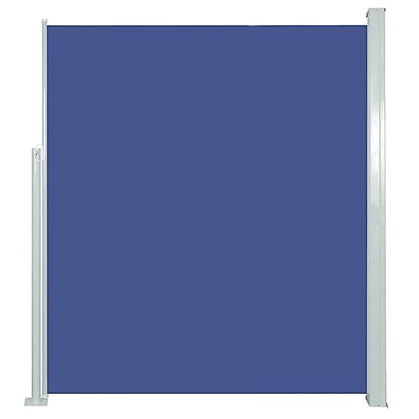 furnicato Ausziehbare Seitenmarkise 120x300 cm Blau günstig online kaufen