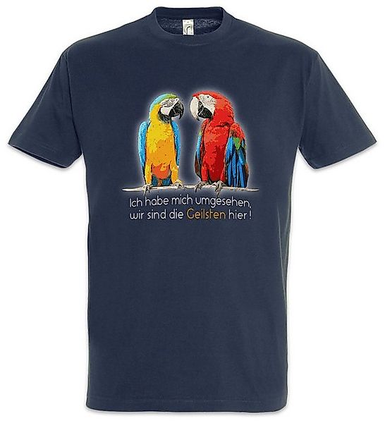 Urban Backwoods Print-Shirt Die Geilsten Herren T-Shirt Fun Papagei Vogel Z günstig online kaufen