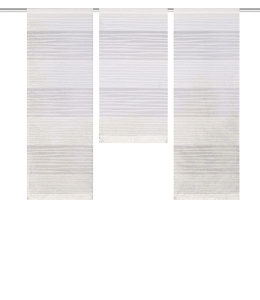 Clever-Kauf-24 Scheibengardine Mini Flächenvorhang Set weiß günstig online kaufen