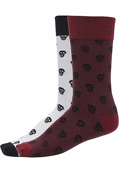 URBAN CLASSICS Basicsocken "Urban Classics Unisex Skull Allover 2-Pack" 1 P günstig online kaufen