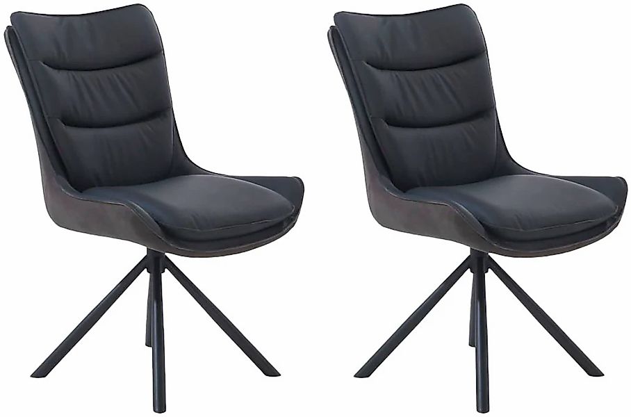 Jockenhöfer Gruppe Drehstuhl "Maurice (Set, 2 St.)" (Set) 2 Stk. Leder Echt günstig online kaufen