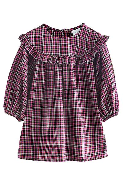 Next Blusenkleid Langärmeliges Kleid mit Rüschen günstig online kaufen