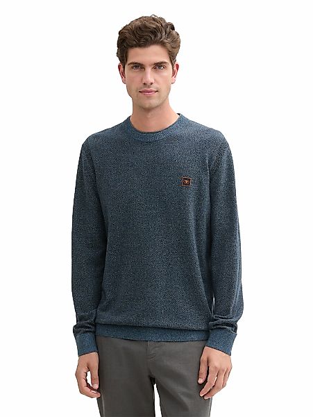 TOM TAILOR Strickpullover, mit Logostickerei günstig online kaufen