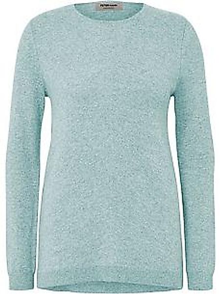 Rundhals-Pullover aus 100% Premium-Kaschmir Peter Hahn grün günstig online kaufen