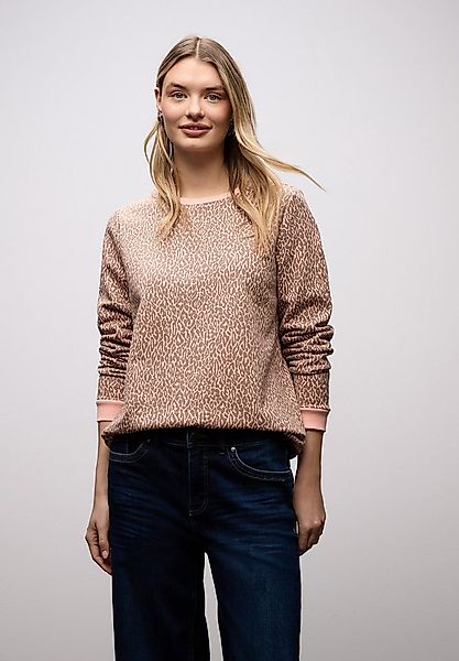 STREET ONE Sweatshirt mit Leo-Print günstig online kaufen