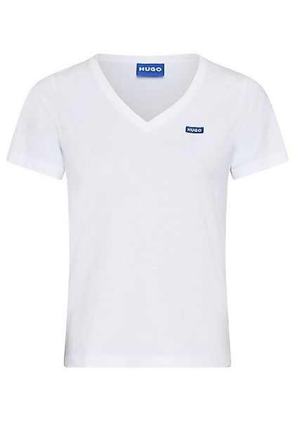 HUGO Blue T-Shirt Classic V mit Logo günstig online kaufen