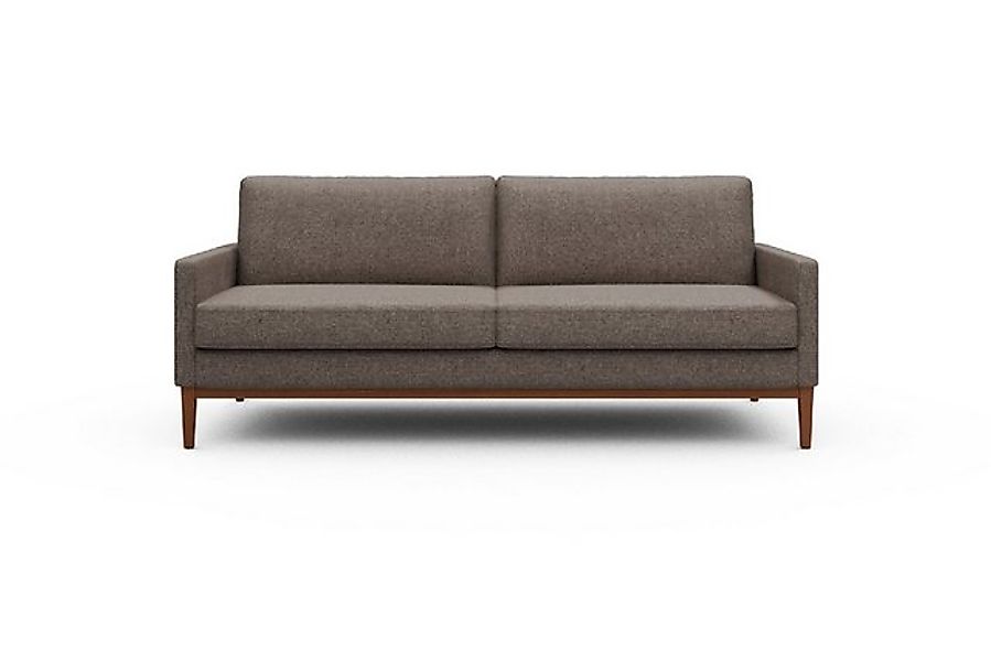 moebelfaktor Sofa Bodo 3-Sitzer, Retro-Design, elegante Linien, stabile Hol günstig online kaufen