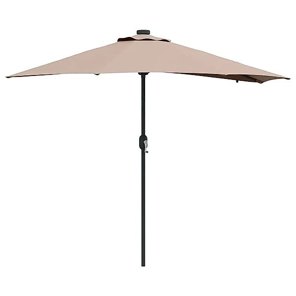 vidaXL Gartenparasol Taupe 294 x 150 x 223 cm Stoff 42003262 günstig online kaufen