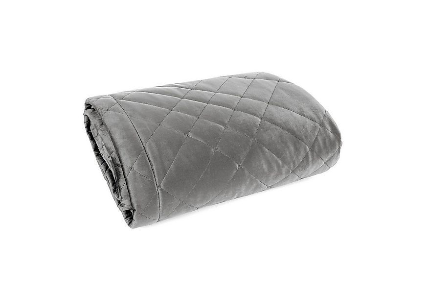 Eurofirany Tagesdecke RIA, Elegante Tagesdecke Velvet Sesseldecke Sofadecke günstig online kaufen