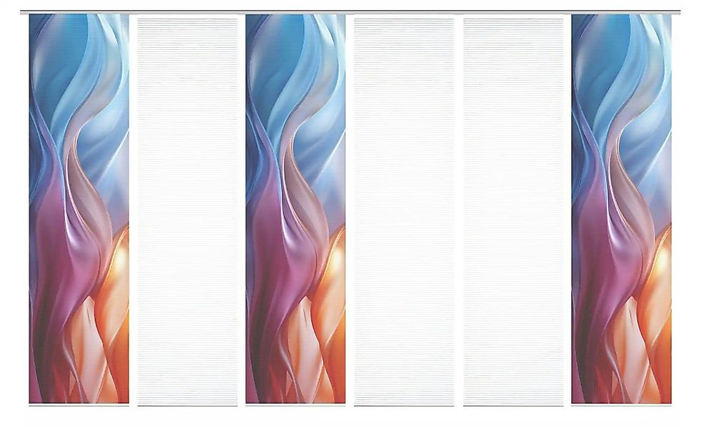 HOME Wohnideen Schiebevorhang   ¦ mehrfarbig ¦ Synthetik ¦ Maße (cm): B: 60 günstig online kaufen