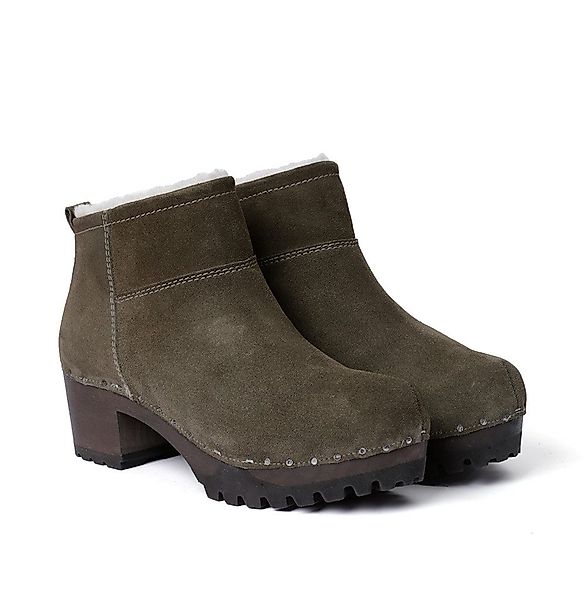 Softclox IRMA Kaschmir/Lammfell oliv (dunkel) Stiefelette günstig online kaufen