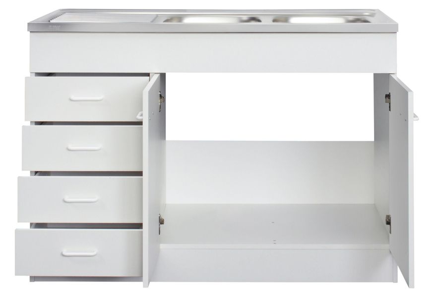 KOCHSTATION Spülenschrank "KS-Elster" Breite 120 cm günstig online kaufen