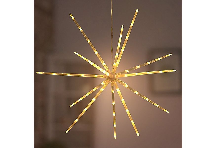 IC Winterworld Dekostern LED Sternleuchte, 70 LED, 6 Stunden Timer, batteri günstig online kaufen