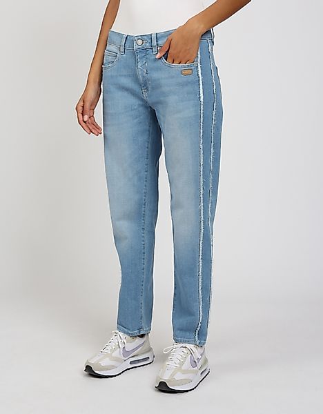 GANG Boyfriend-Jeans 94NADIA mit seitlichen Fransenstreifen günstig online kaufen