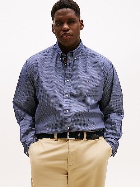 Tommy Hilfiger Big & Tall Langarmhemd BT-FLEX POPLIN MICRO Große Größen, Bu günstig online kaufen