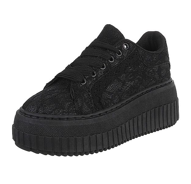 Ital-Design Modischer Sneaker mit Plattform und femininen Details Sneaker ( günstig online kaufen