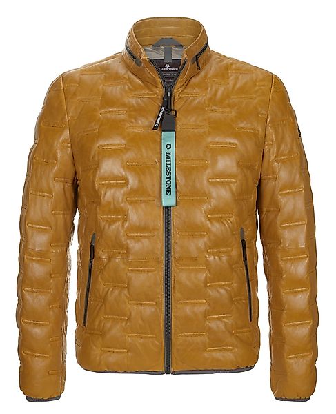 Milestone Lederjacke MSAversa in Stepp-Optik aus günstig online kaufen