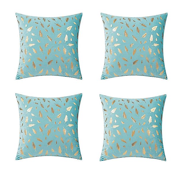 Qelus Kissenbezüge Samt Quadrat Kissenbezug Weihnachts Sofakissenbezug, (4 günstig online kaufen