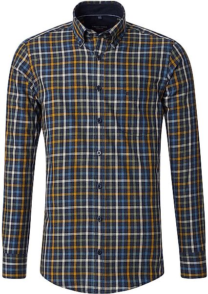 Casa Moda Freizeithemd Kariert Navy   - Größe M günstig online kaufen