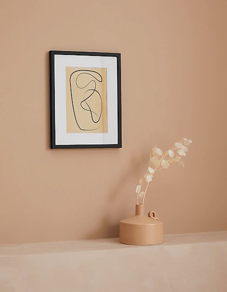 LeGer Home by Lena Gercke Bild "Abstract" Abstrakt 1 Stk. tlg. Poster, beig günstig online kaufen