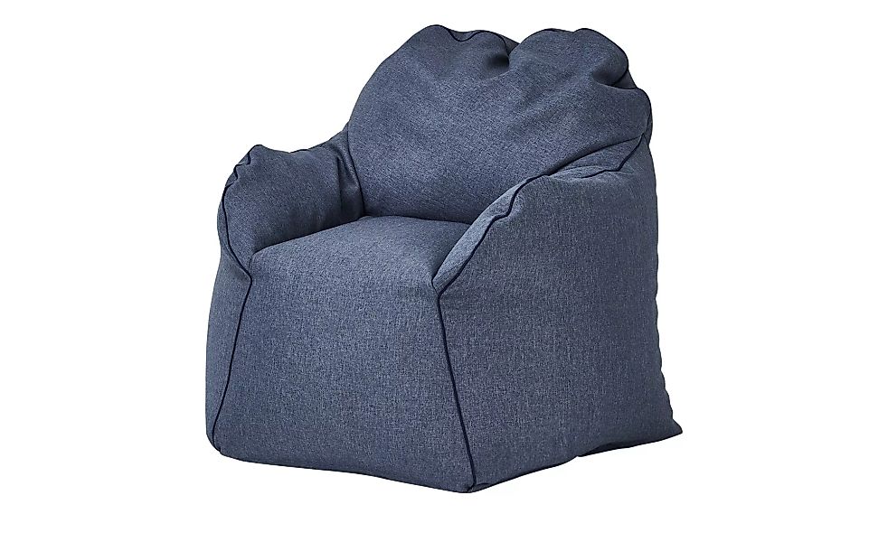 Sitzsack-Sessel  Tony - blau - 85 cm - 70 cm - 80 cm - Sconto günstig online kaufen