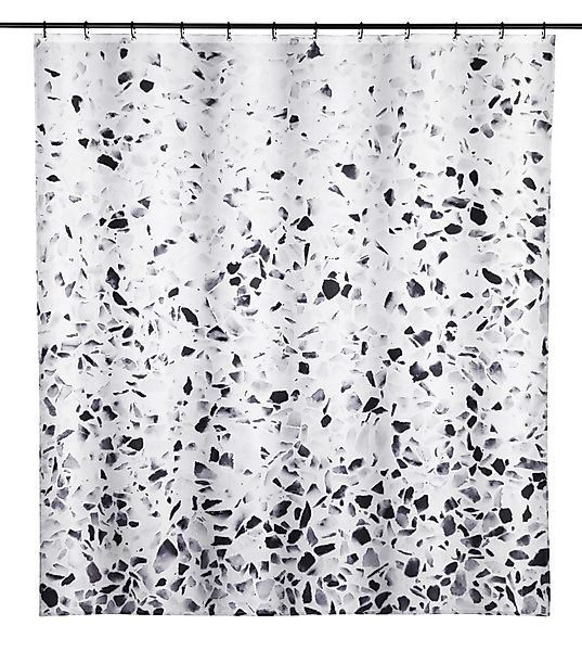 SCHÖNER WOHNEN-Kollektion Duschvorhang ""Tosi"" Breite 180 cm Set, 17 Stk. günstig online kaufen