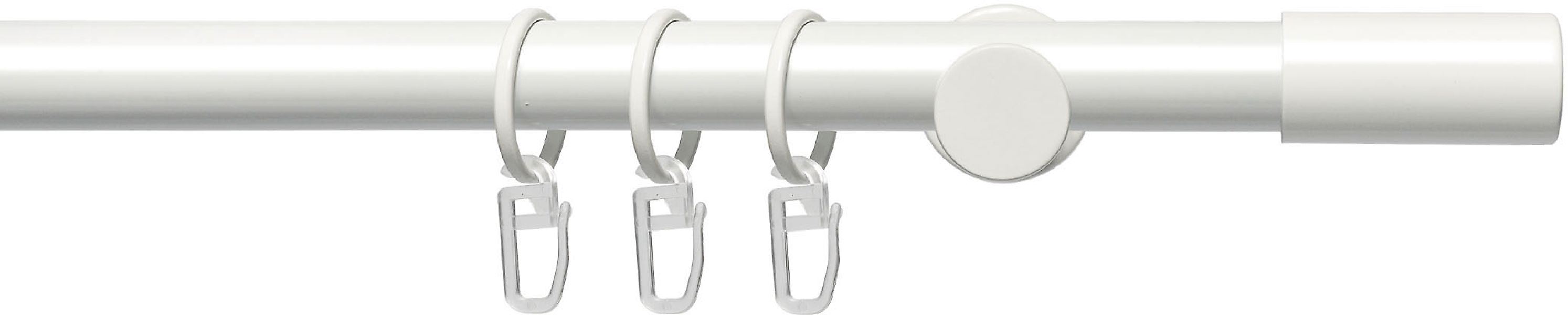 Liedeco Gardinenstange »Fertigstilgarnitur 20 mm Power Zylinder«, 1 läufig- günstig online kaufen