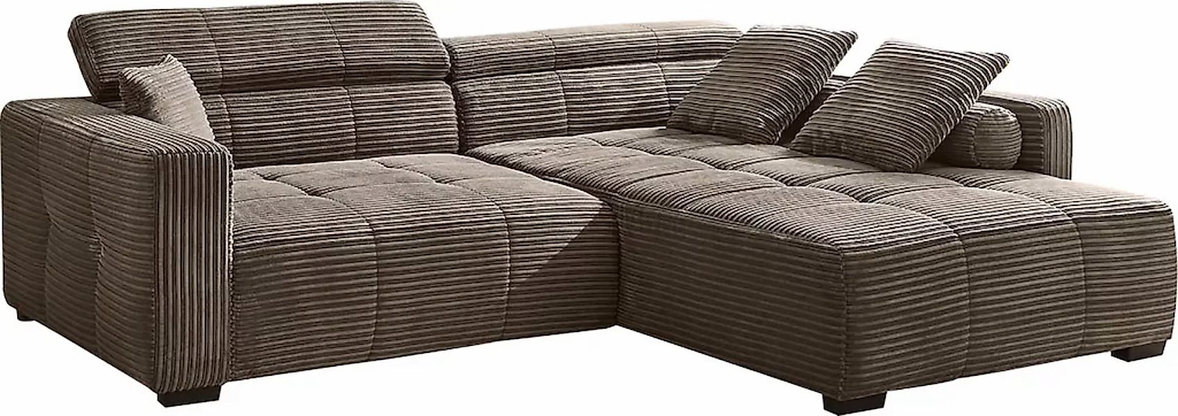 Jockenhöfer Gruppe Ecksofa »Severino L-Form im Big-Sofa-Style«, mit Kopftei günstig online kaufen