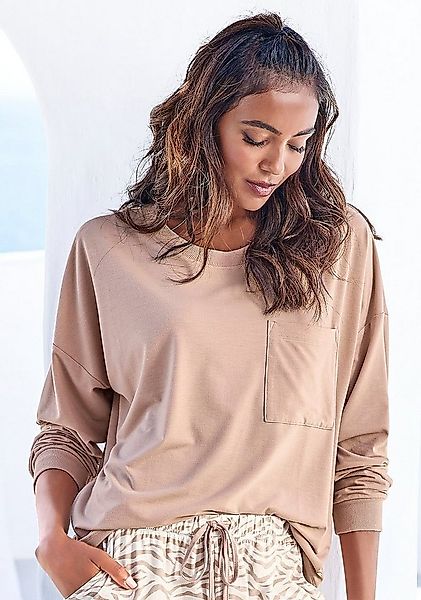 LASCANA Pyjamaoberteil 1-teilig, in kuschelweicher Qualität günstig online kaufen