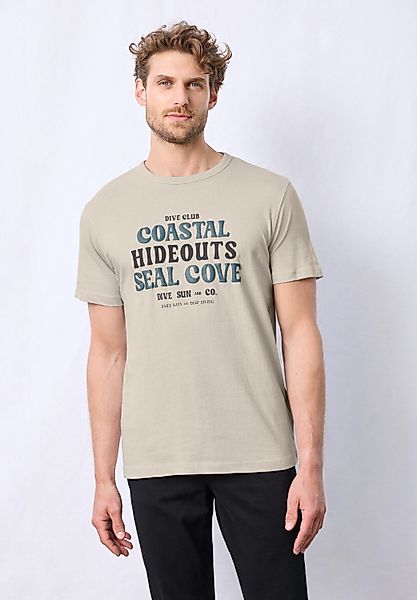 STREET ONE MEN T-Shirt mit Rundhalsausschnitt günstig online kaufen