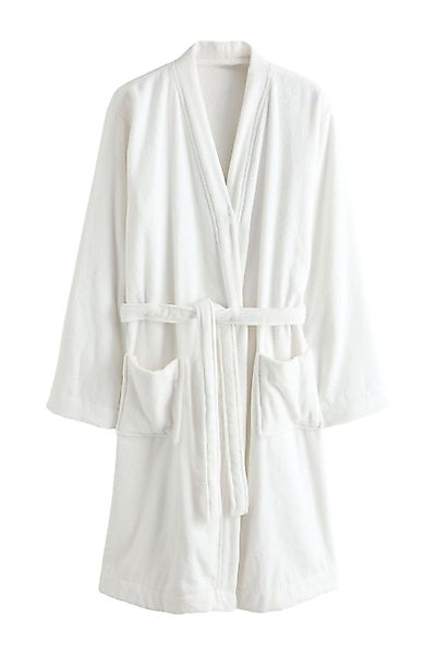 Next Herrenbademantel Signature Bademantel aus Baumwollfrottee, günstig online kaufen