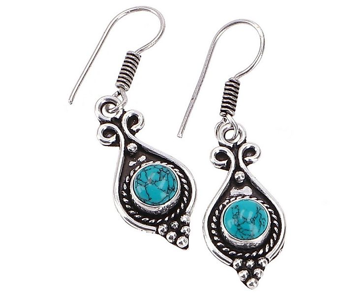 Guru-Shop Paar Ohrhänger Hängeohrring aus Messing, Goa Festival Ohrringe.. günstig online kaufen