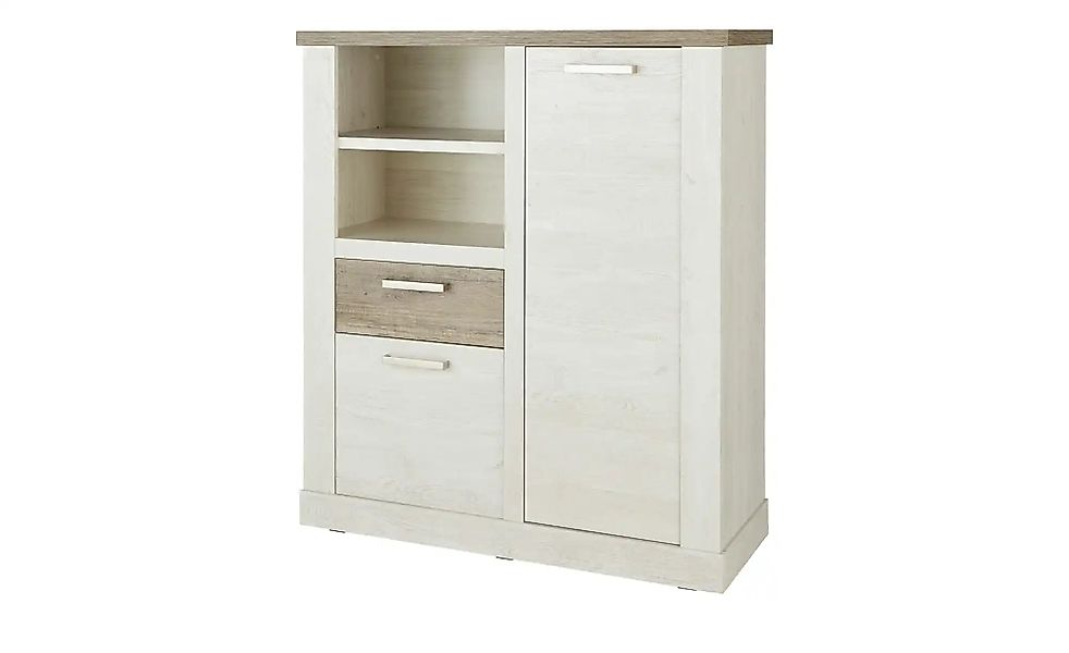 Highboard  Viareggio ¦ weiß ¦ Maße (cm): B: 110 H: 128 T: 41.0 Kommoden & S günstig online kaufen