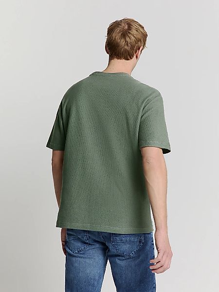 NO EXCESS T-Shirt "No Excess Jacquard crewneck t-shirt" günstig online kaufen