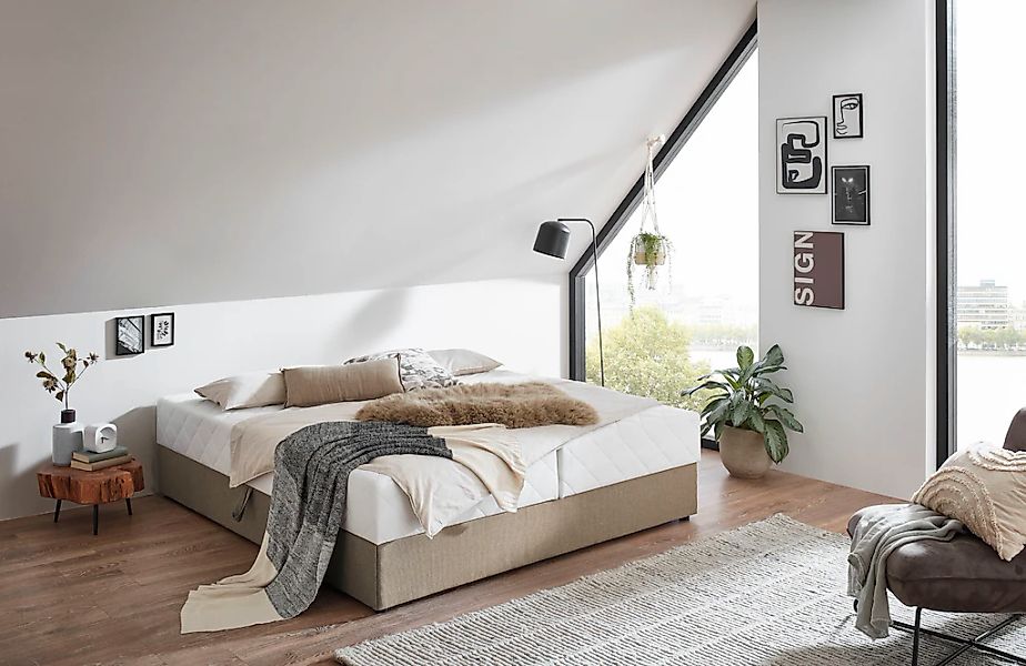 ATLANTIC home collection Boxbett "BELINA", mit Taschenfederkernmatratze und günstig online kaufen