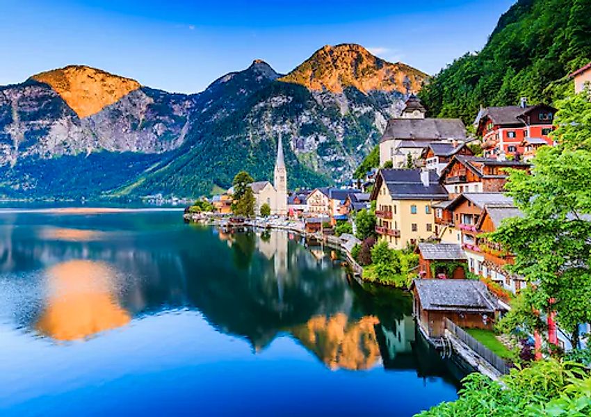 Papermoon Fototapete »Hallstatt Austria« glatt günstig online kaufen