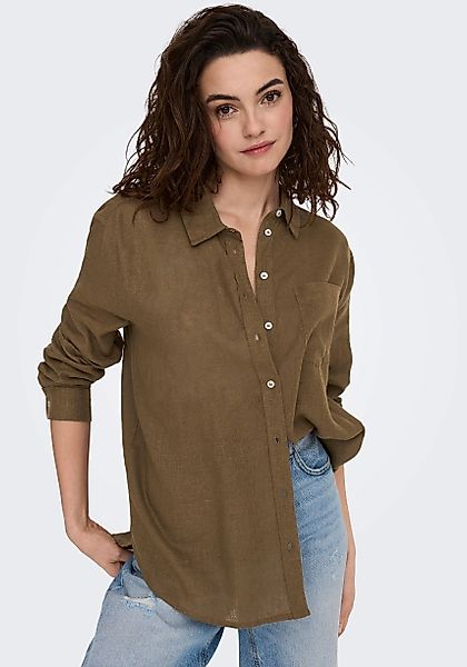 ONLY Longbluse ONLTOKYO L/S LINEN BLEND günstig online kaufen