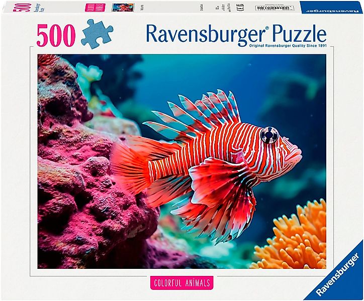 Ravensburger Puzzle Colorful Animals, Red Lionfish, günstig online kaufen