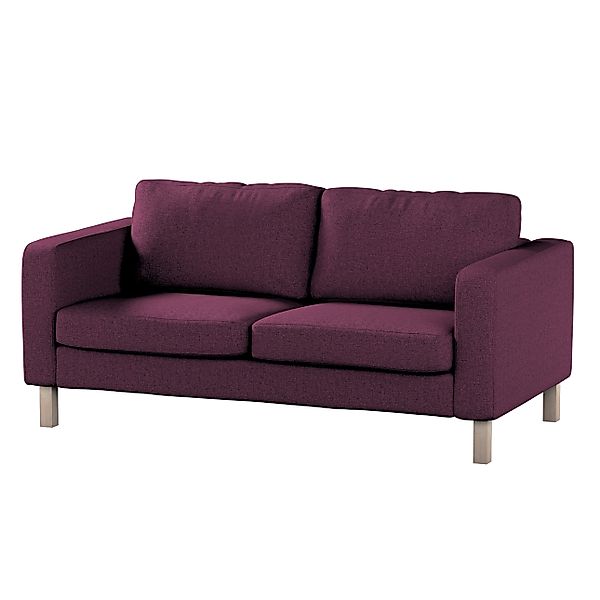Bezug für Karlstad 2-Sitzer Sofa nicht ausklappbar, pflaumenviolett, Sofahu günstig online kaufen