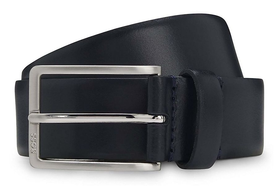 BOSS Ledergürtel Erman-L Sz35 Leather Belt aus echtem Rindsleder günstig online kaufen