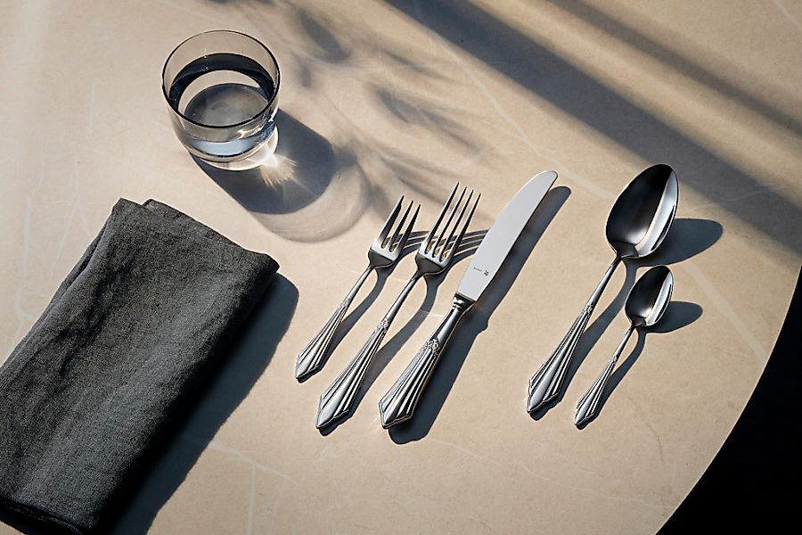 WMF Besteck-Set »Fächer«, (Set, 30 tlg.), ergonomisch, Cromargan protect günstig online kaufen