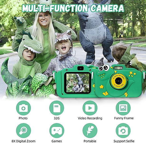 ZEUOPQ Kinderkamera 2" Display 1080P, Spielzeug-Kamera günstig online kaufen