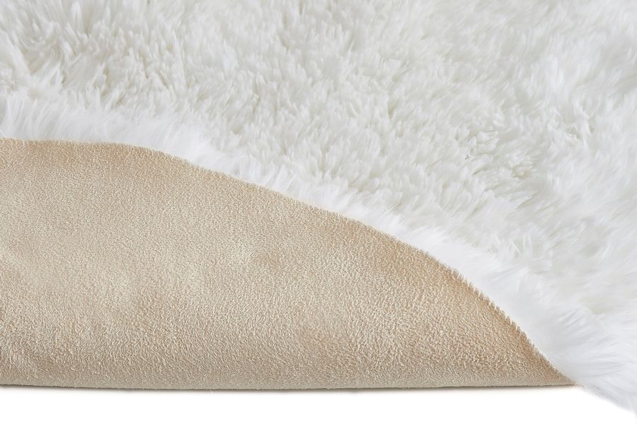 Andiamo Fellteppich "Alpa" fellförmig 35 mm Höhe Kunstfell, Uni Farben, seh günstig online kaufen