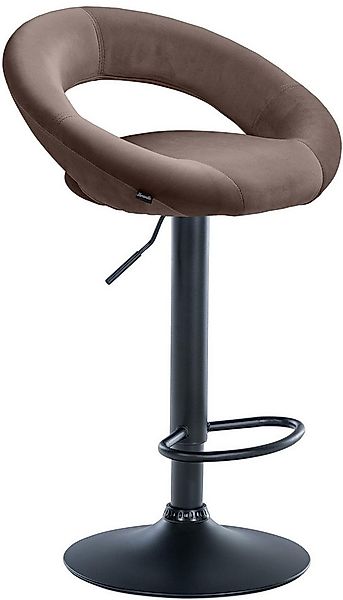 CLP Barhocker Olinda, Samt, höhenverstellbar und drehbar günstig online kaufen