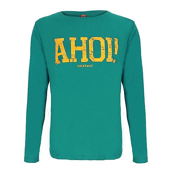 salzhaut Langarmshirt Damen Shirt Kant mit Ahoi-Print - Sweatshirt mit Rund günstig online kaufen