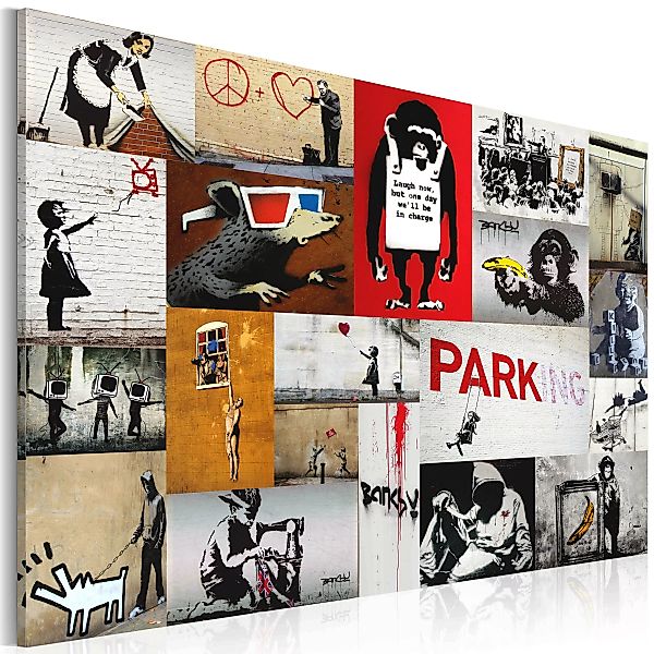 Wandbild - Banksy - Collage günstig online kaufen