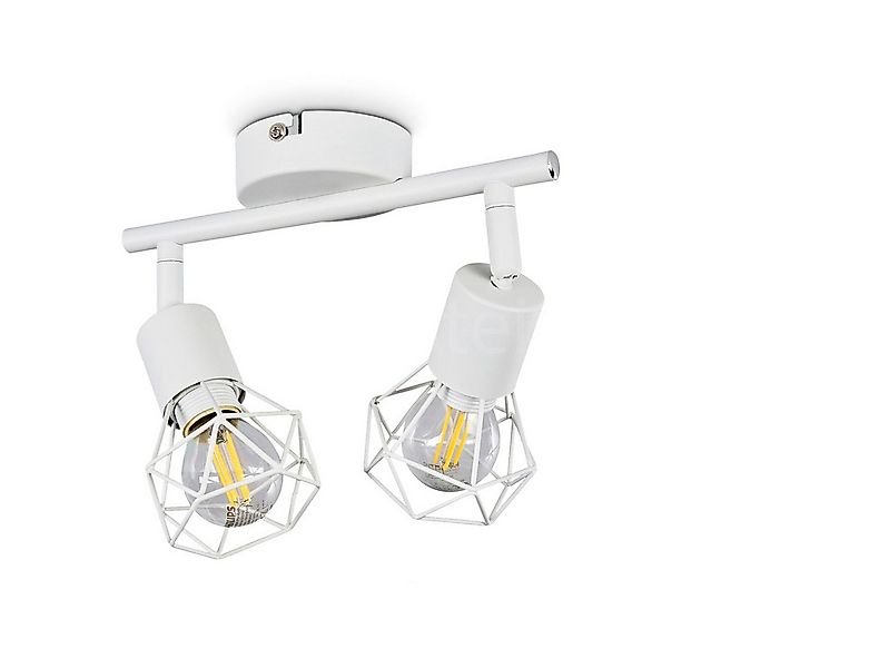 hofstein Deckenleuchte »Borio« Deckenlampe aus Metall in Weiß, ohne Leuchtm günstig online kaufen